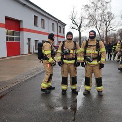 Personál věznice cvičil požární zásahy