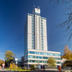 Modré světlo mrakodrapu: Solidarita s autismem