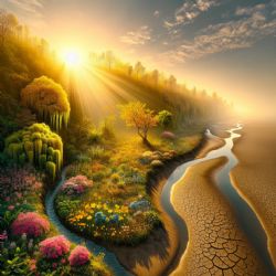 Sucho narůstá - vegetace je o měsíc napřed