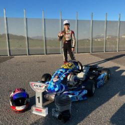 Martina Rumlenová získala ROK CUP WINTER TROPHY 2022 v nejobsazenější kategorie Mini ROK